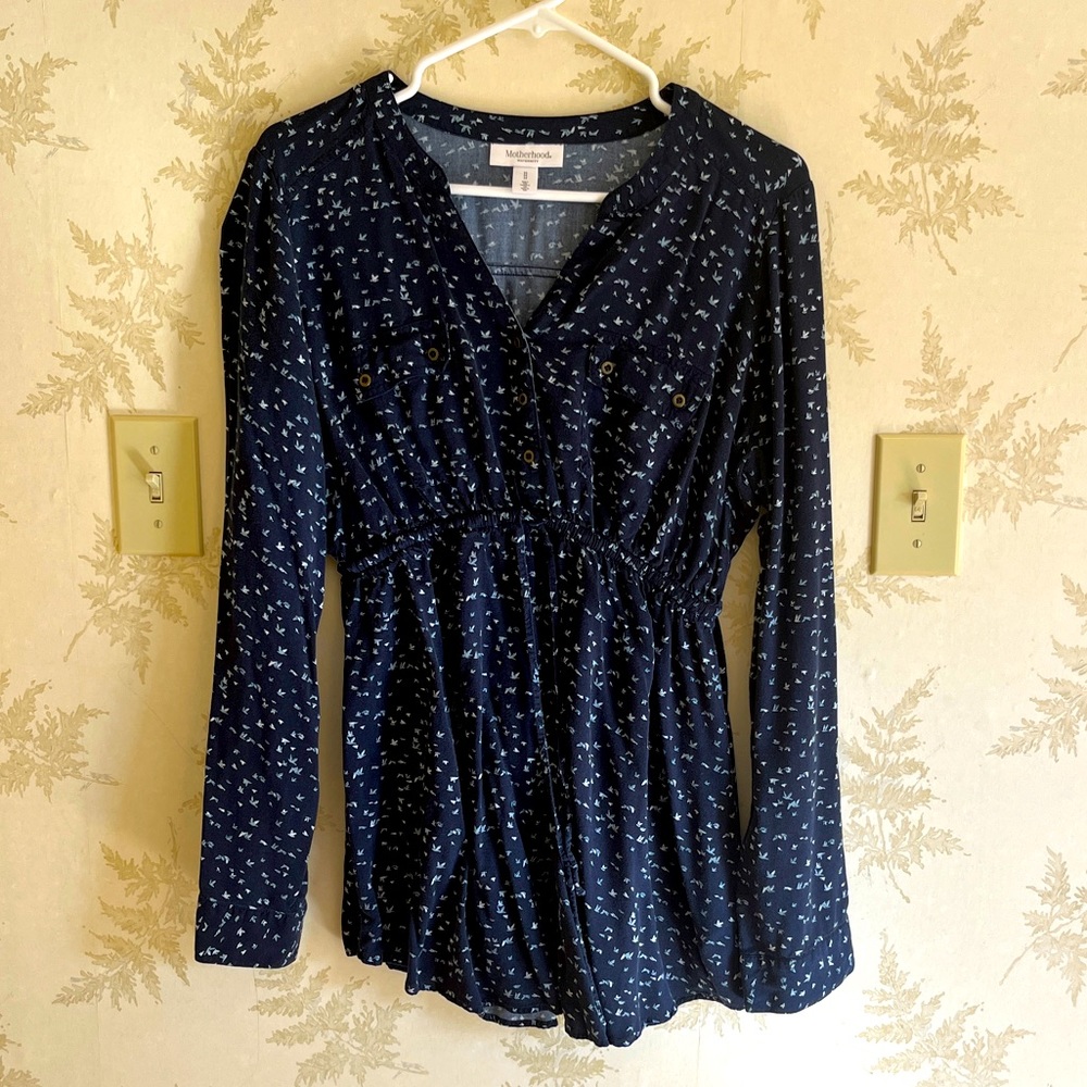 Birds Maternity Top